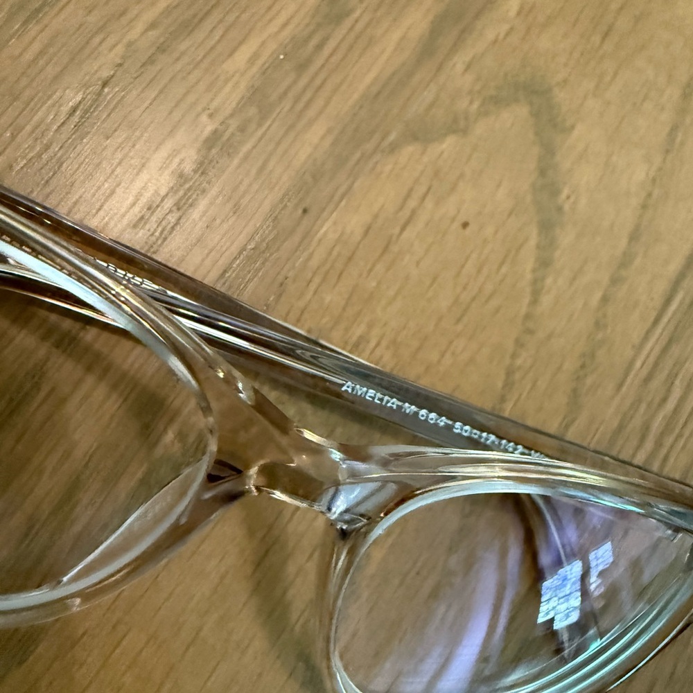 Warby Parker Transparent Tan Glasses - Picture 3 of 3